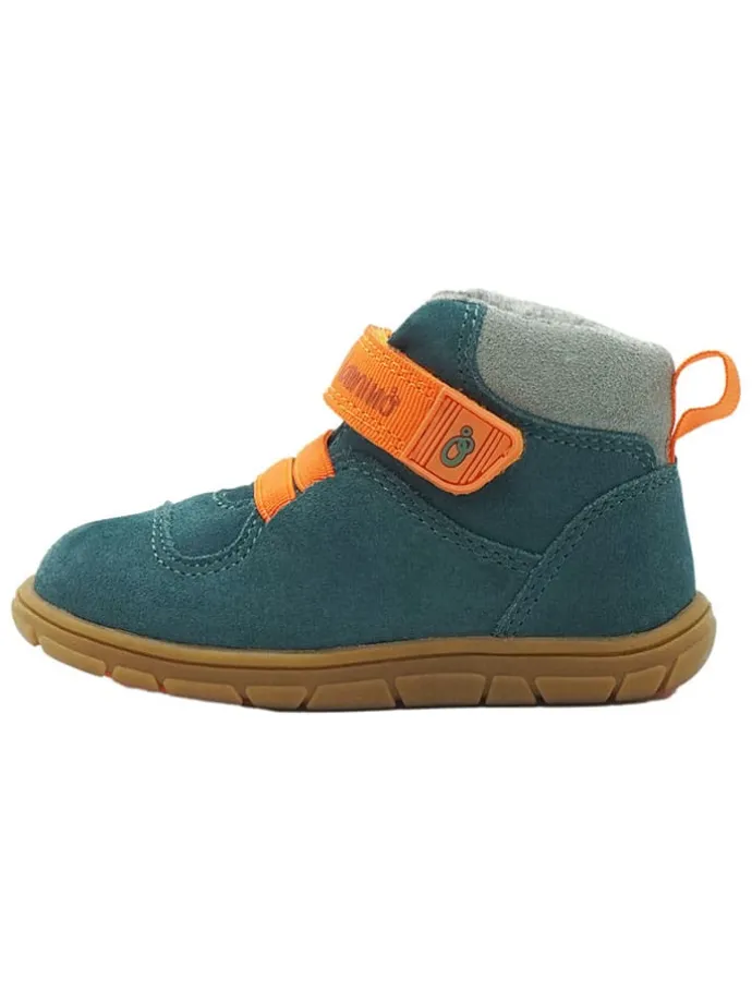 Leren barefootschoenen turquoise