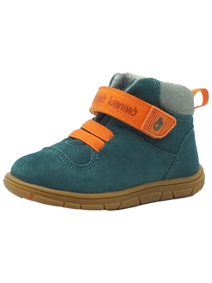 Leren barefootschoenen turquoise