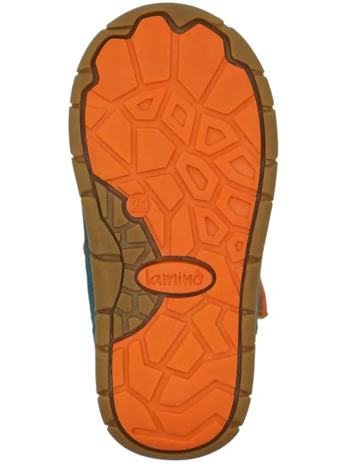 Leren barefootschoenen turquoise