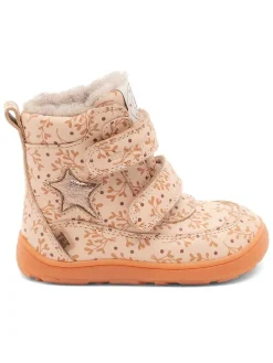 Leren boots beige