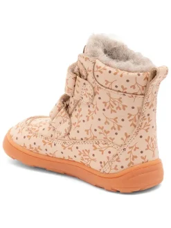 Leren boots beige