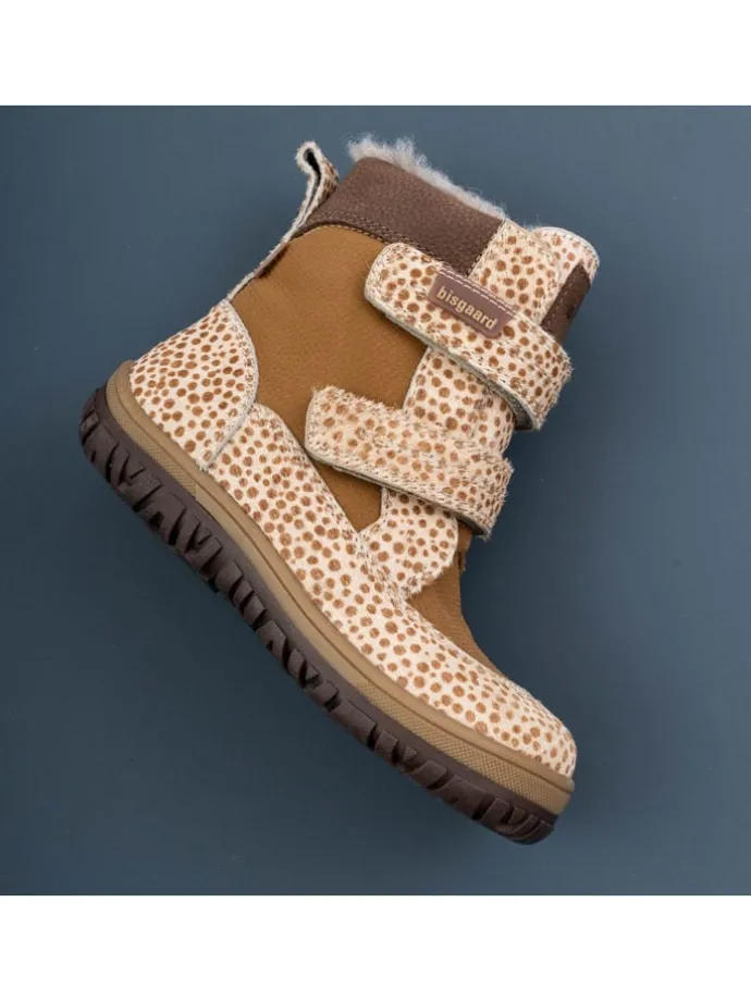 Leren boots beige