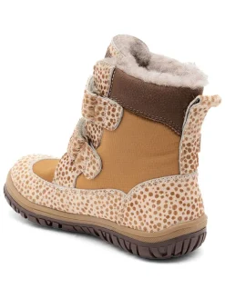 Leren boots beige