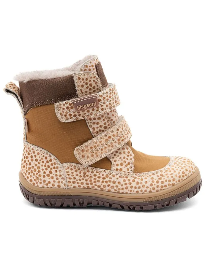 Leren boots beige