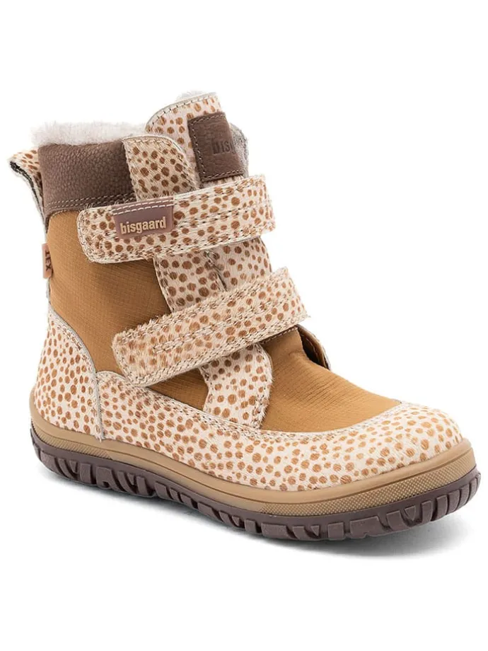 Leren boots beige