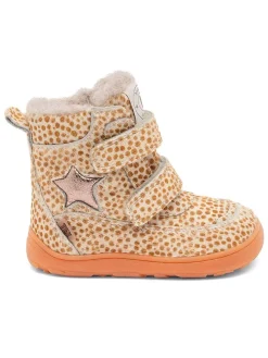 Leren boots beige