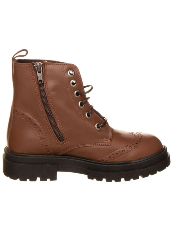 Leren boots bruin