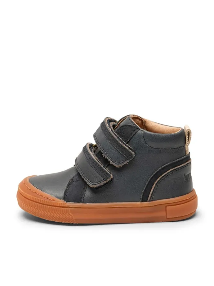 Leren boots "Cuba" donkerblauw