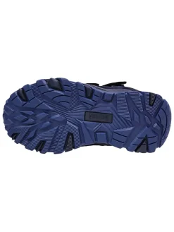 Leren boots donkerblauw
