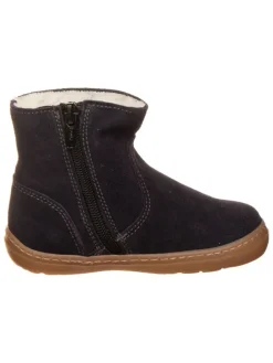 Leren boots donkerblauw