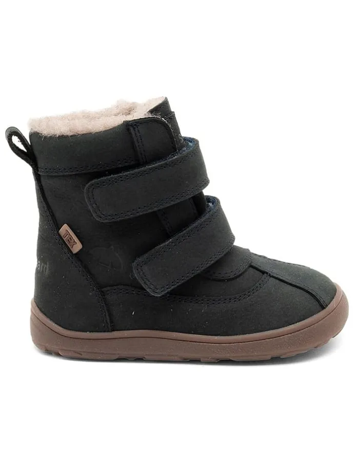 Leren boots donkerblauw