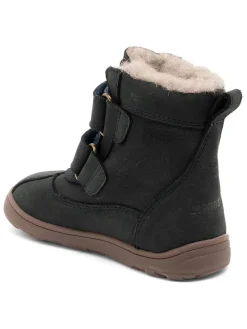 Leren boots donkerblauw