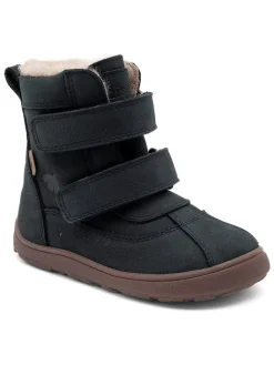 Leren boots donkerblauw