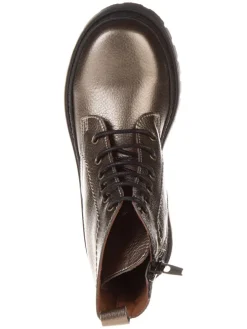 Leren boots goudkleurig