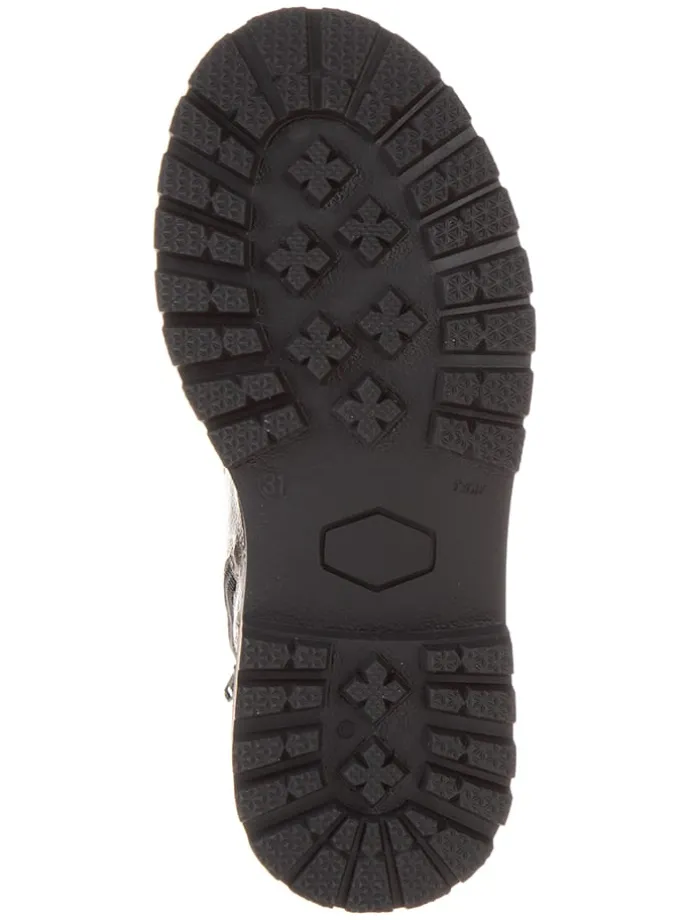 Leren boots goudkleurig