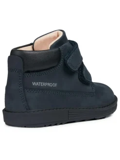 Leren boots "Hynde" donkerblauw