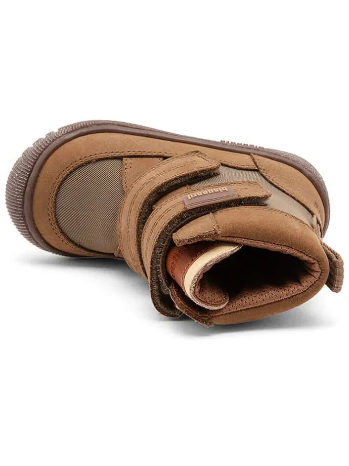Leren boots kaki