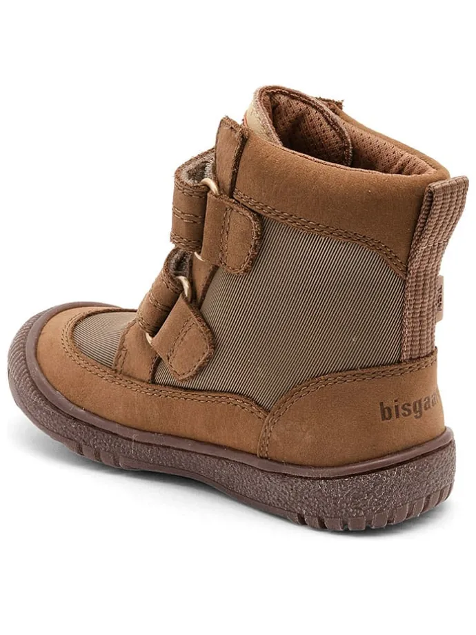 Leren boots kaki