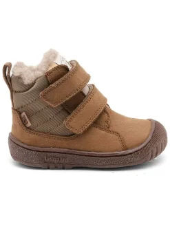 Leren boots kaki