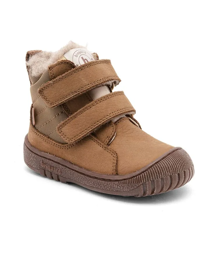 Leren boots kaki