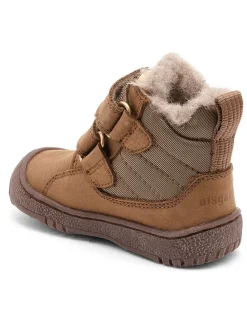 Leren boots kaki
