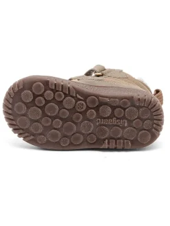 Leren boots kaki