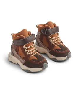 Leren boots lichtbruin