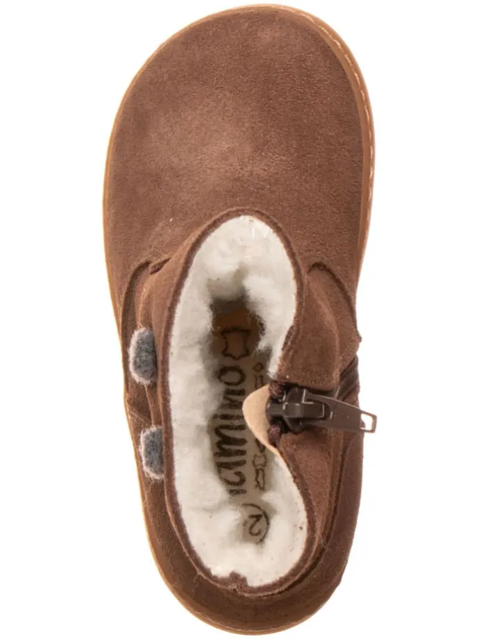Leren boots lichtbruin