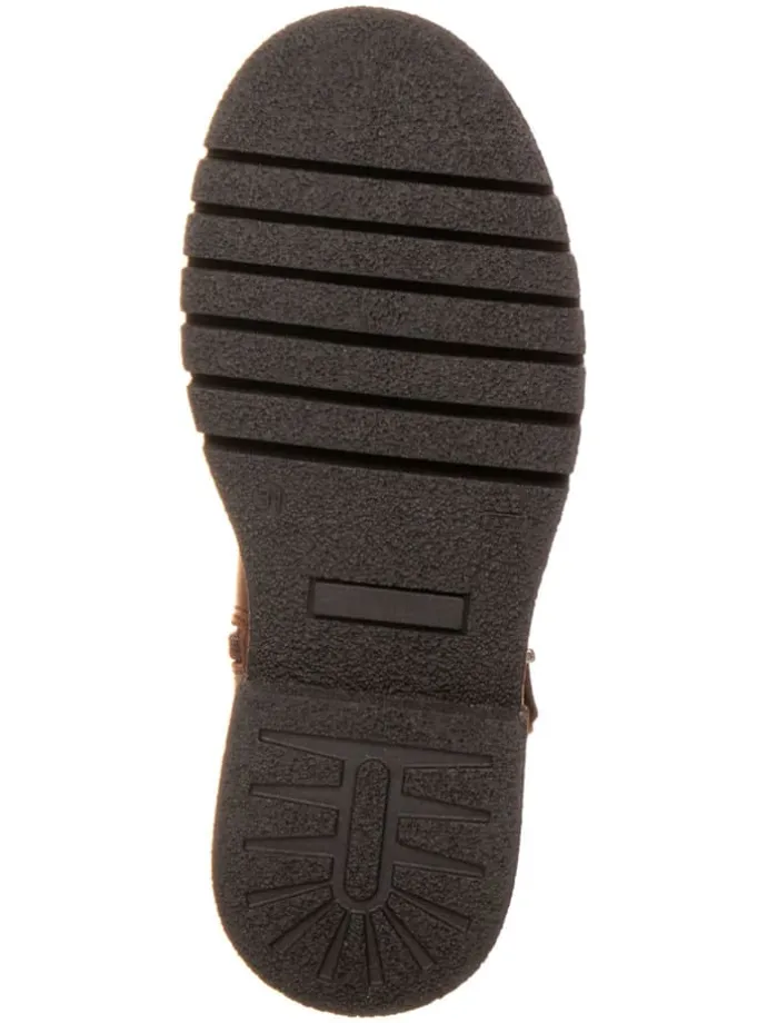 Leren boots lichtbruin