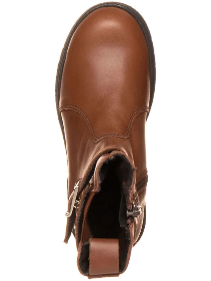 Leren boots lichtbruin