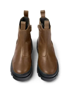 Leren boots lichtbruin