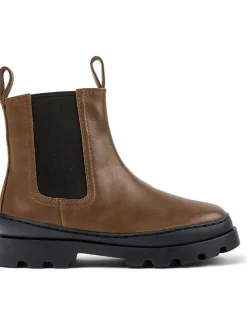 Leren boots lichtbruin