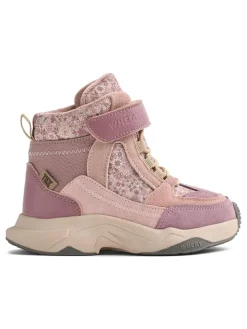 Leren boots lichtroze