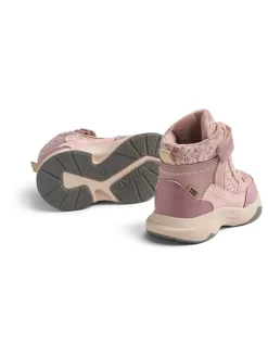 Leren boots lichtroze