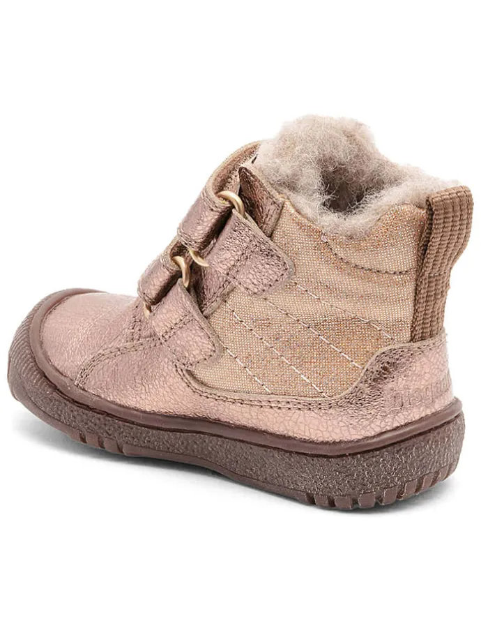 Leren boots lichtroze