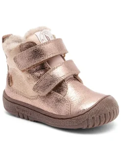 Leren boots lichtroze