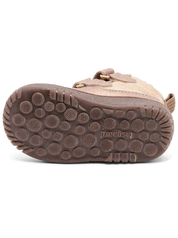 Leren boots lichtroze