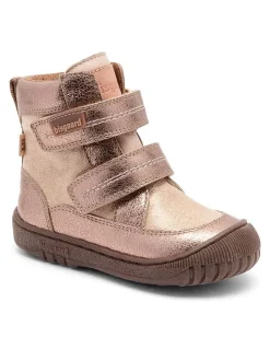 Leren boots lichtroze