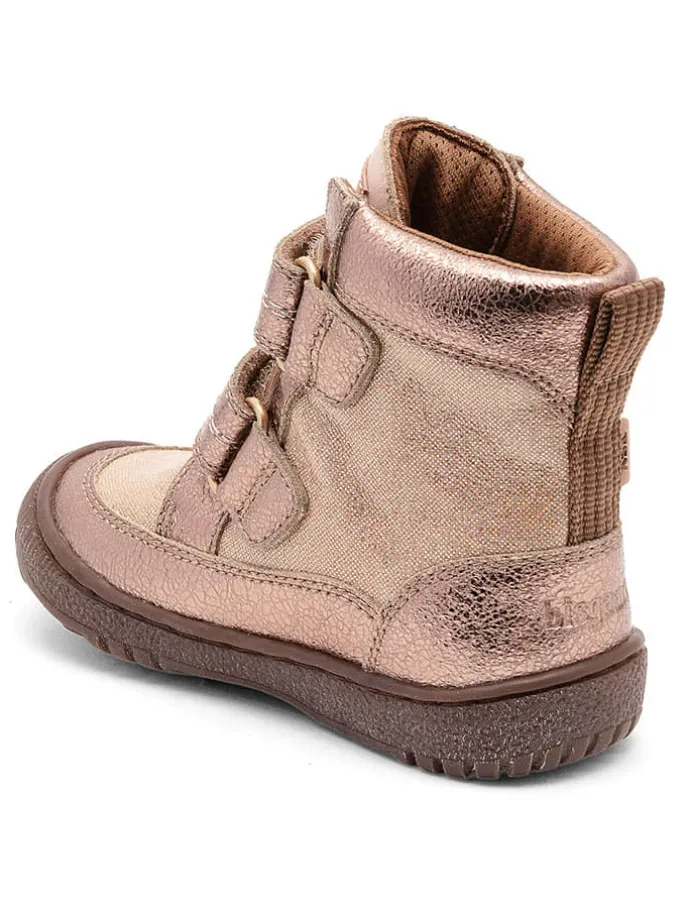 Leren boots lichtroze