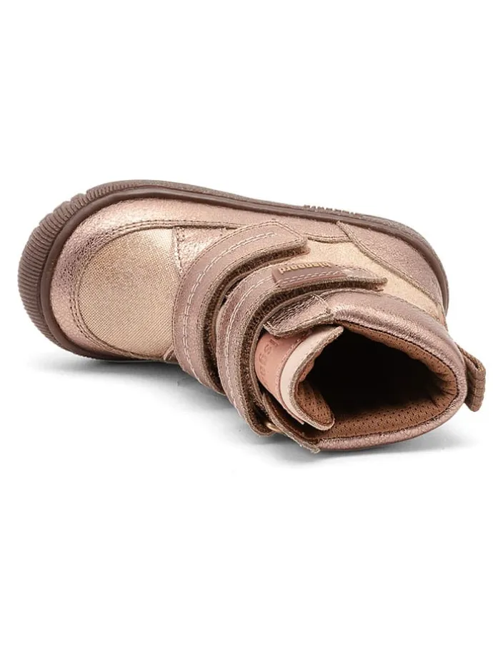 Leren boots lichtroze