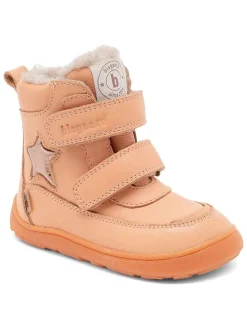 Leren boots lichtroze