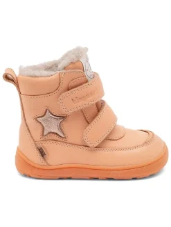 Leren boots lichtroze