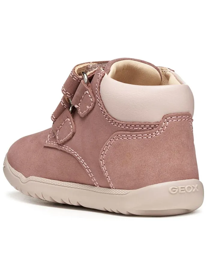 Leren boots "Macchia" lichtroze