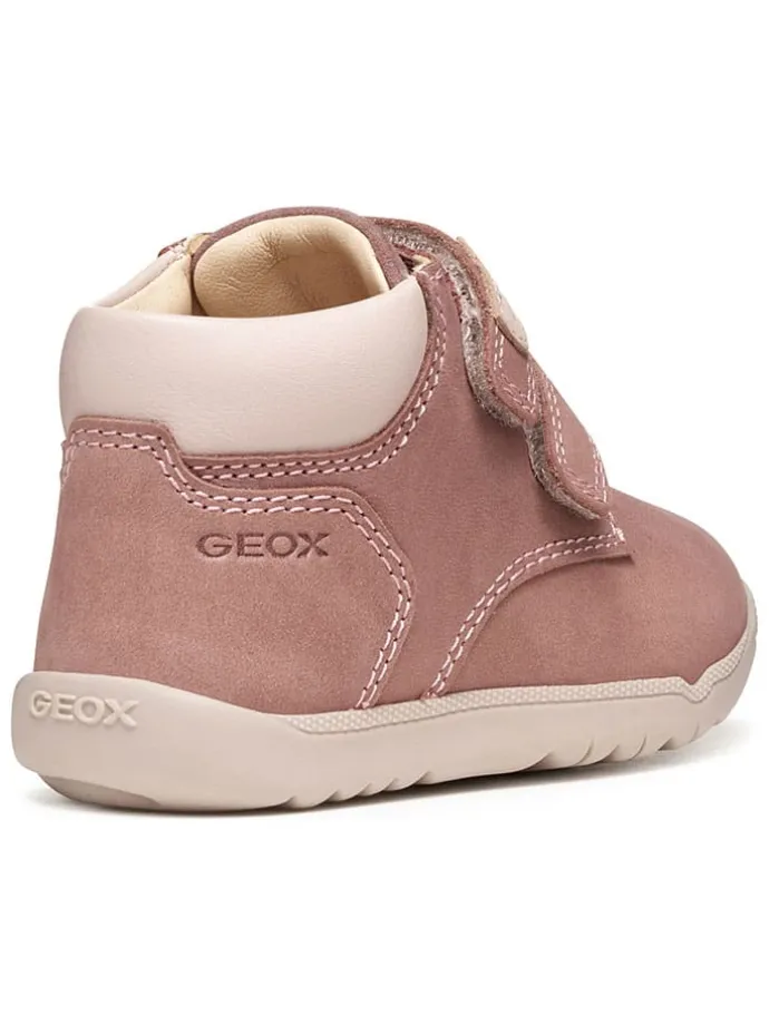 Leren boots "Macchia" lichtroze