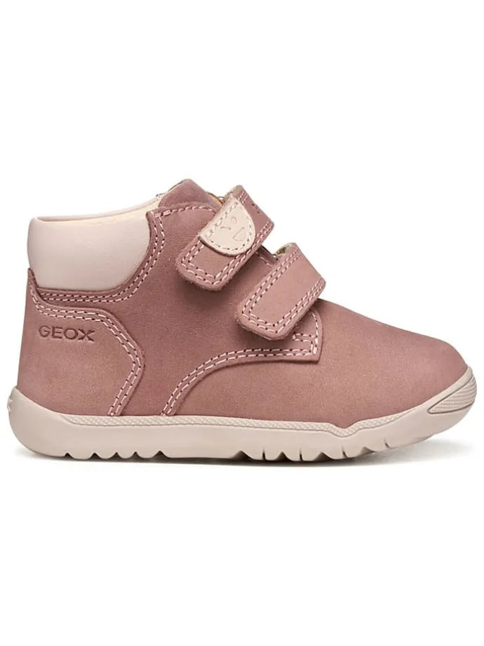 Leren boots "Macchia" lichtroze
