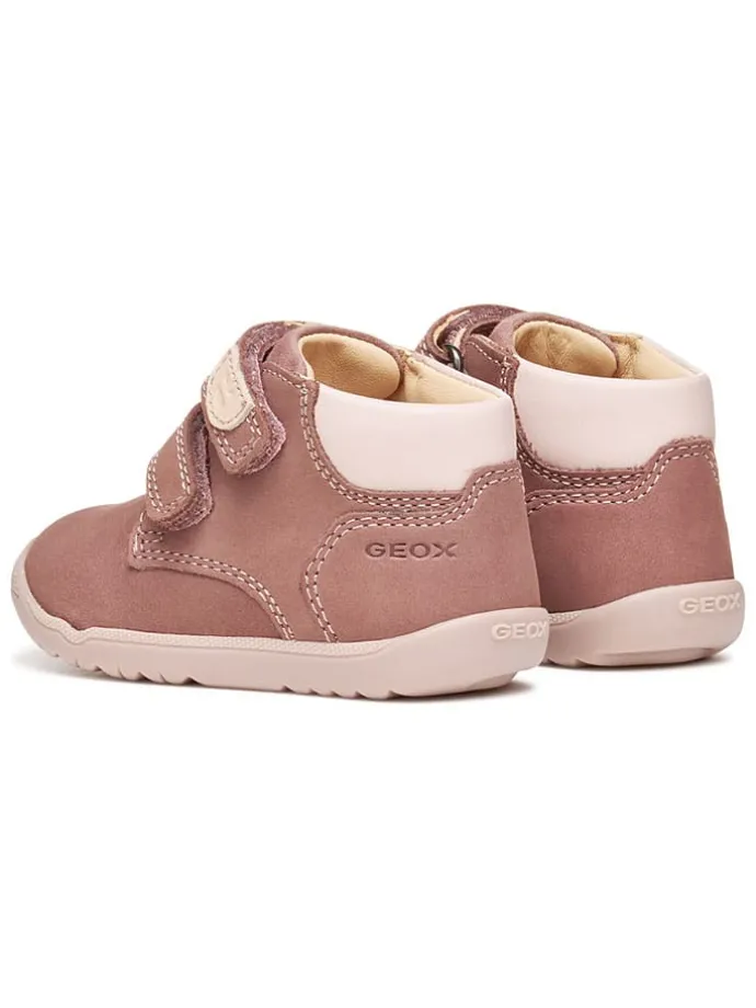 Leren boots "Macchia" lichtroze
