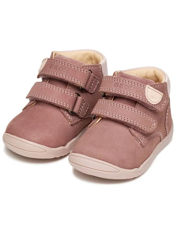 Leren boots "Macchia" lichtroze