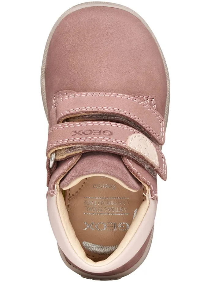 Leren boots "Macchia" lichtroze