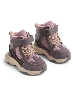 Leren boots paars