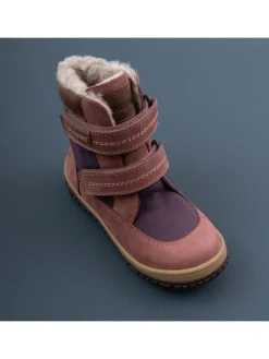 Leren boots paars